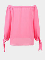 NEW FEELING Womens Pink Blouses