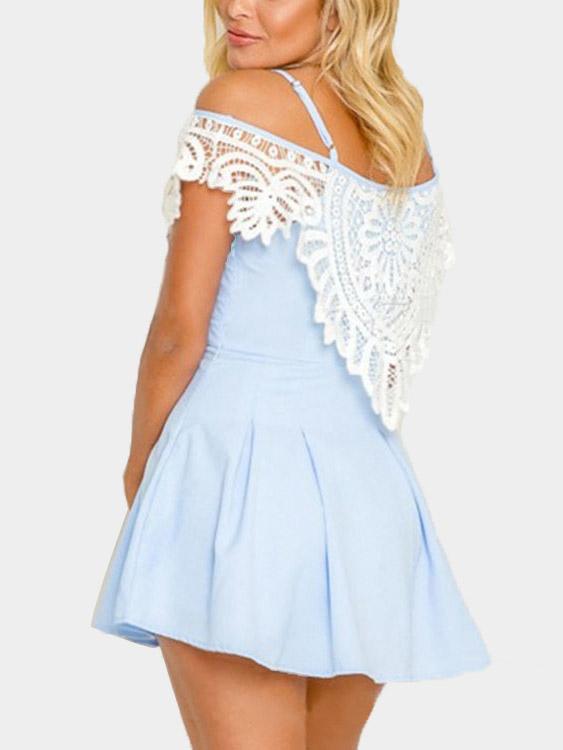 NEW FEELING Womens Blue Mini Dresses
