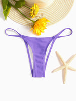 NEW FEELING Womens Purple Bikinis
