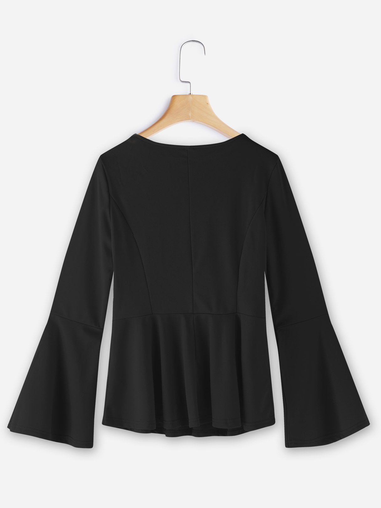 NEW FEELING Womens Black T-Shirts