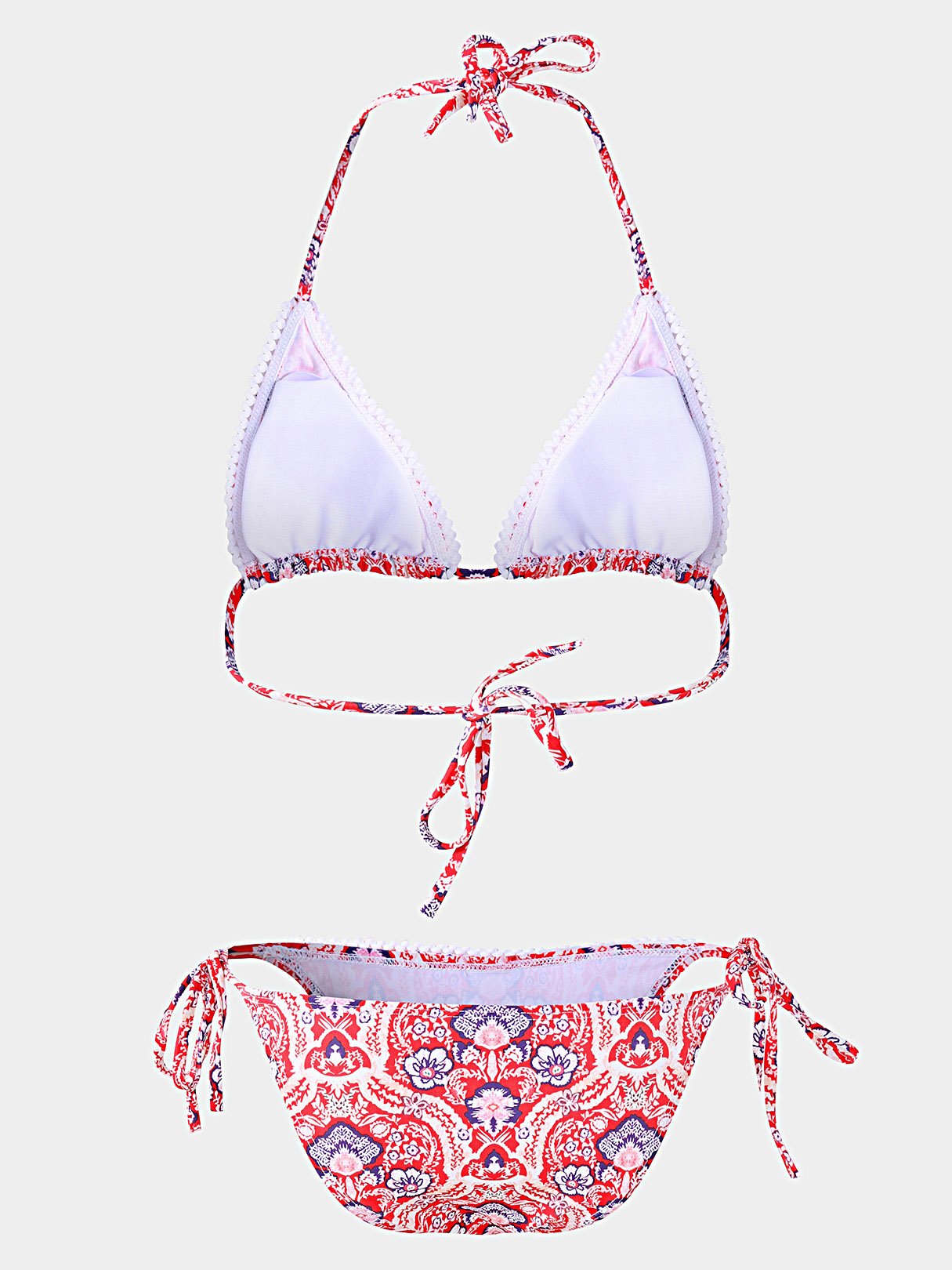 NEW FEELING Womens Floral Bikinis