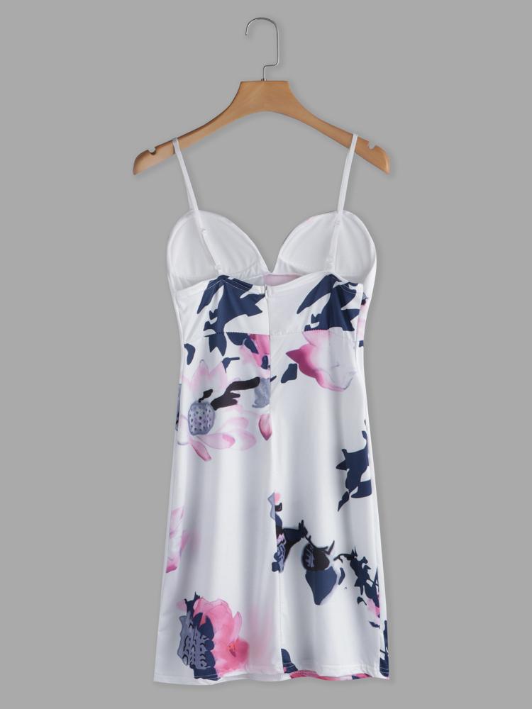 Custom Ladies Deep V Neck Mini Dresses