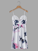 Custom Ladies Deep V Neck Mini Dresses