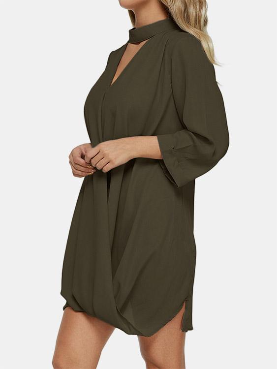 OEM ODM Womens 3/4 Sleeve Casual Dresses