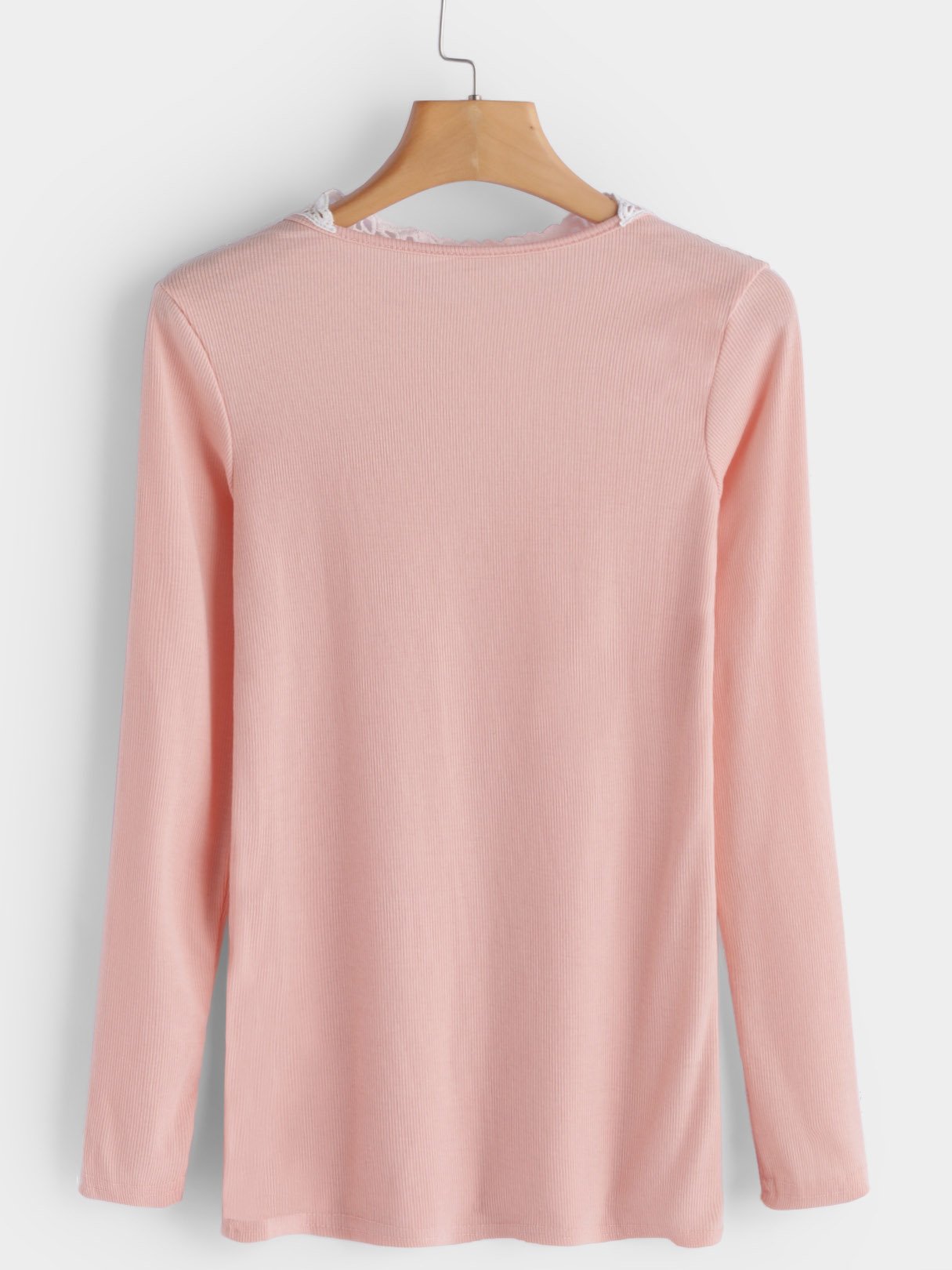 NEW FEELING Womens Pink T-Shirts