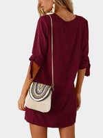 Womens Half Sleeve Mini Dresses
