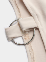 NEW FEELING Womens Beige T-Shirts