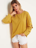 OEM Ladies Yellow T-Shirts