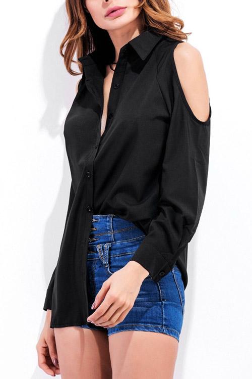 OEM Ladies Black Blouses