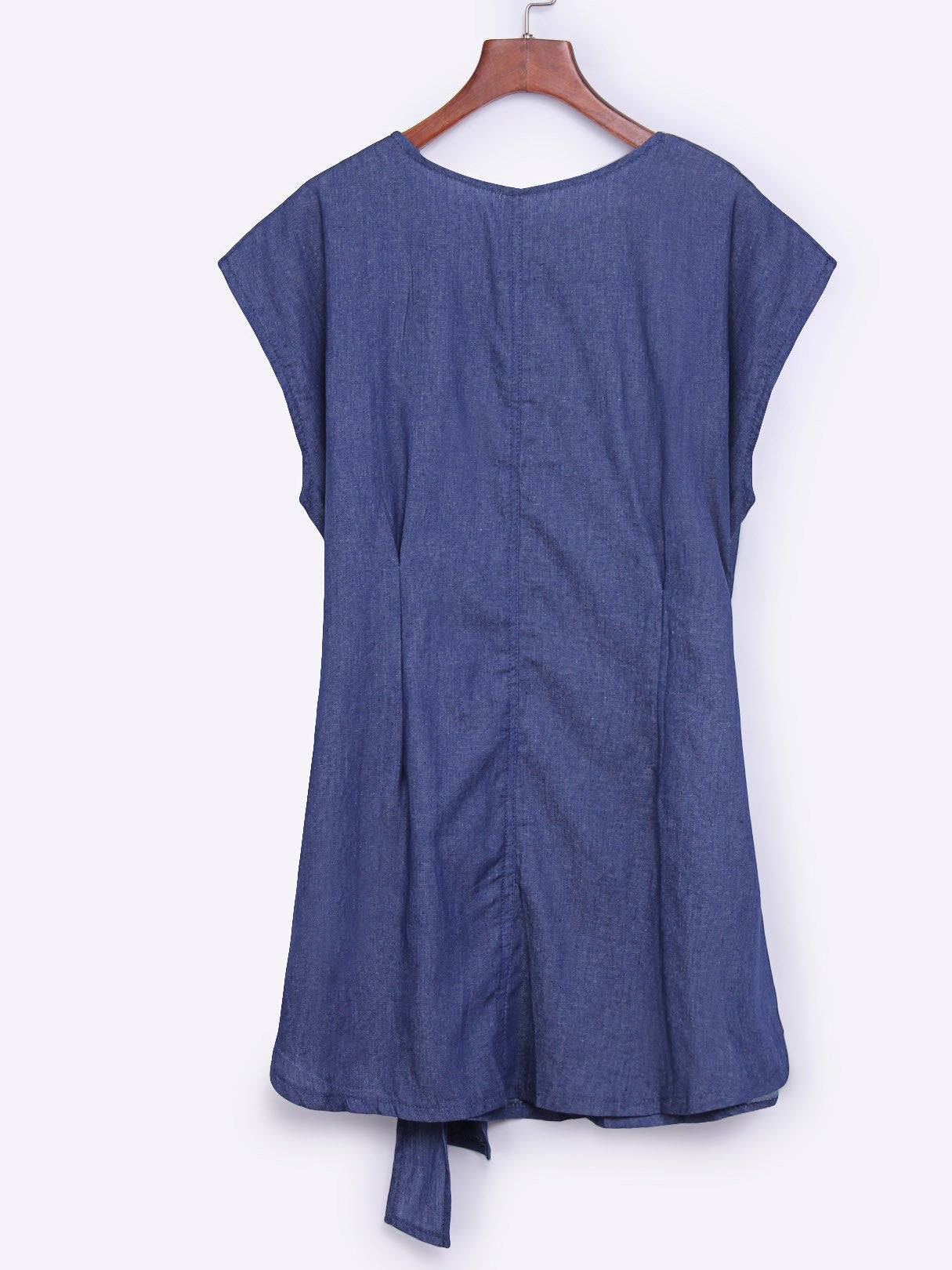 OEM Ladies Blue Mini Dresses