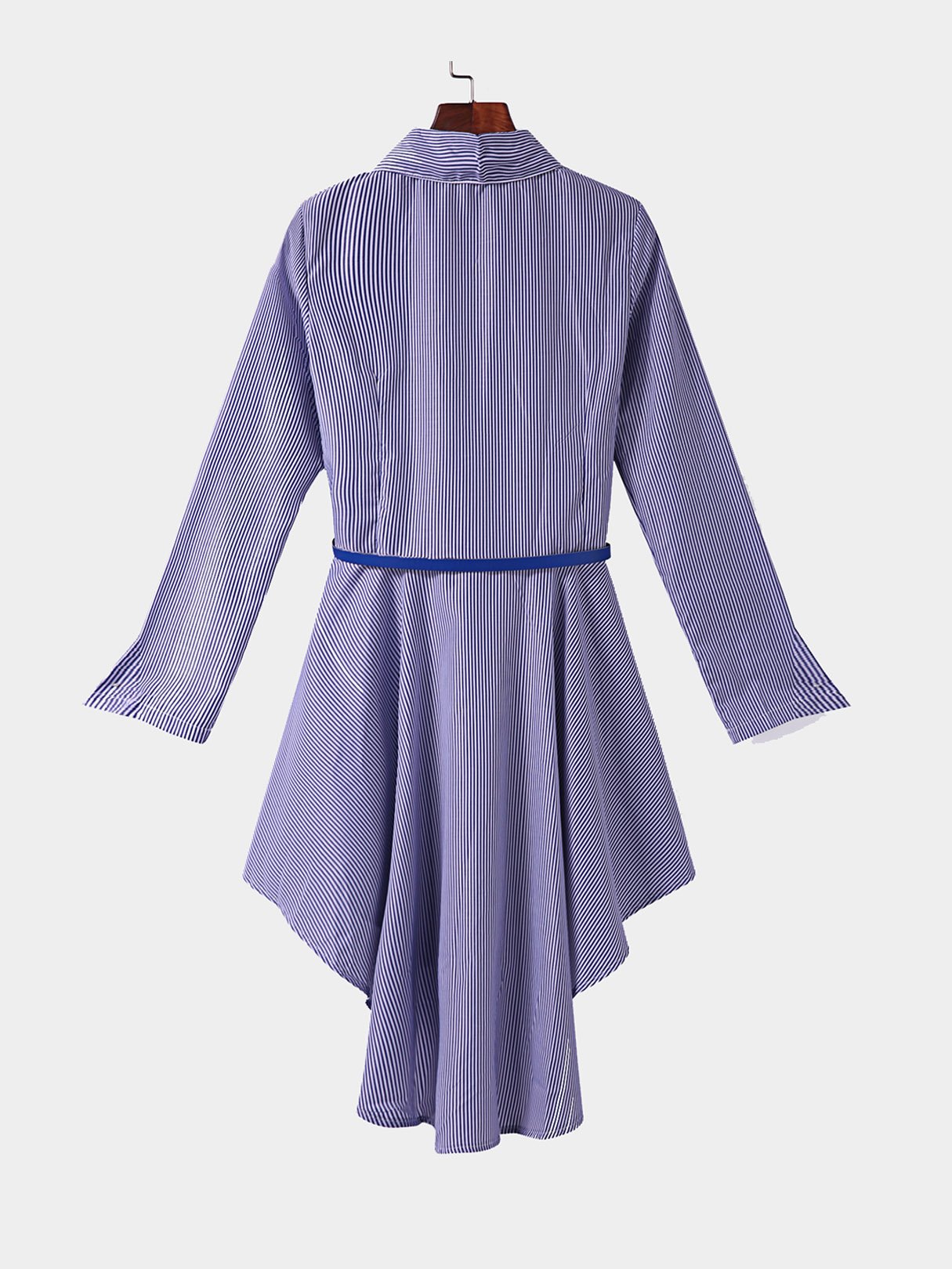 NEW FEELING Womens Dark Blue Shirt Dresses
