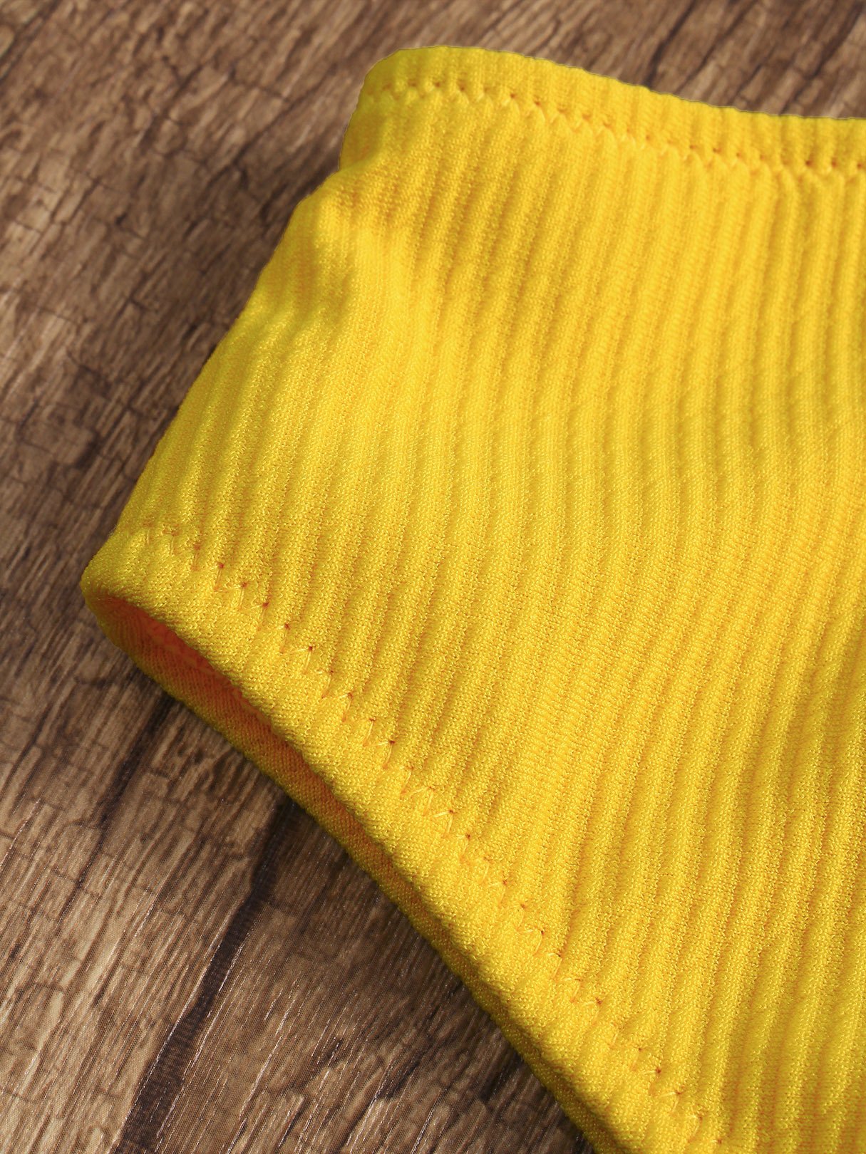 OEM ODM Womens Yellow One-Pieces