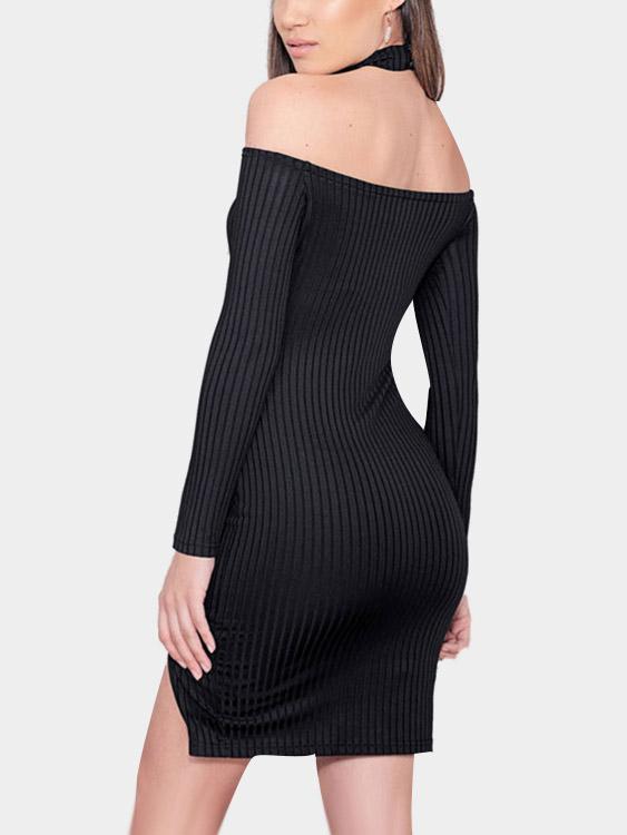 NEW FEELING Womens Black Mini Dresses