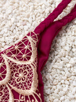 NEW FEELING Womens Red Bikinis