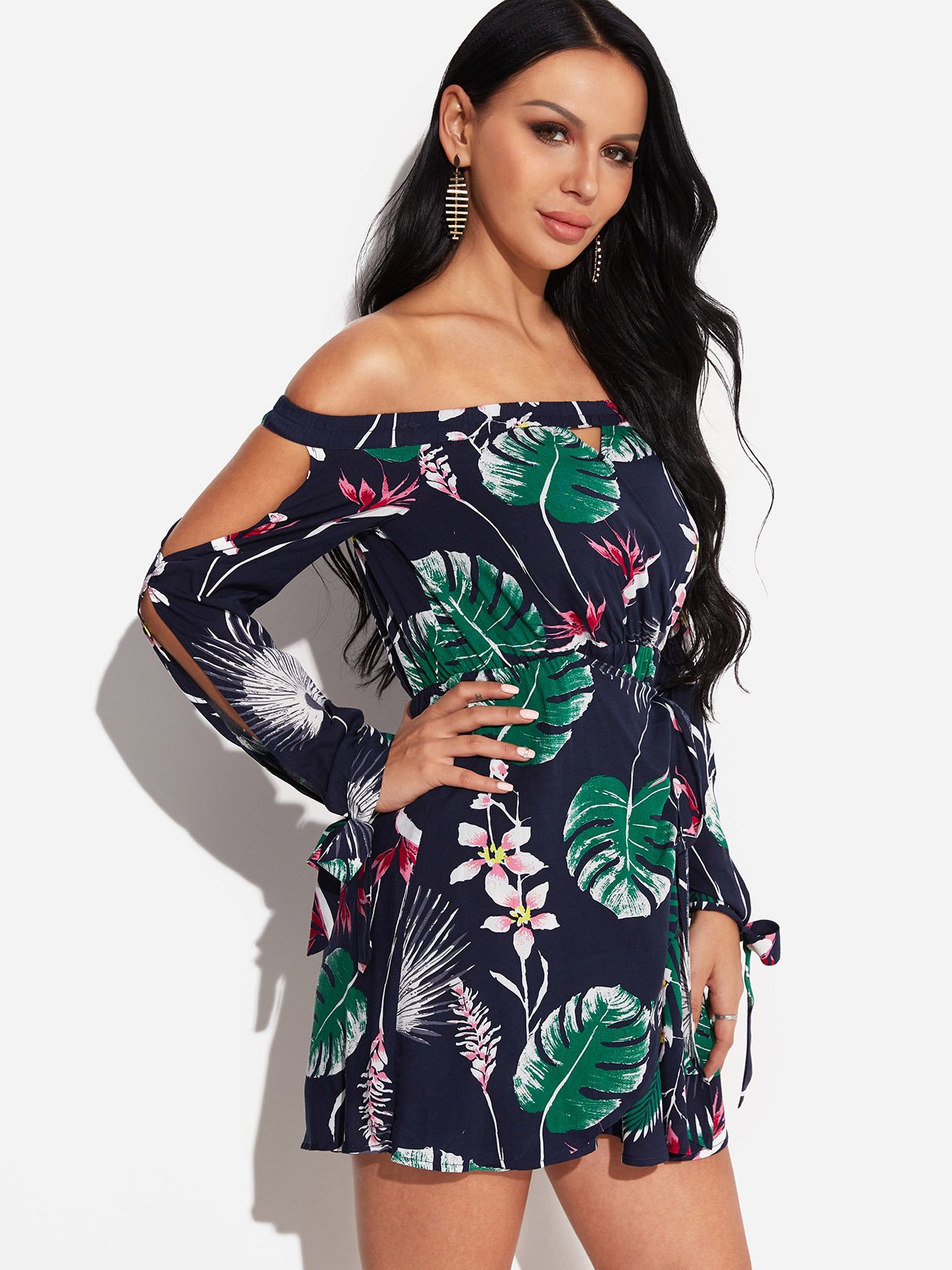 OEM Ladies Floral Floral Dresses