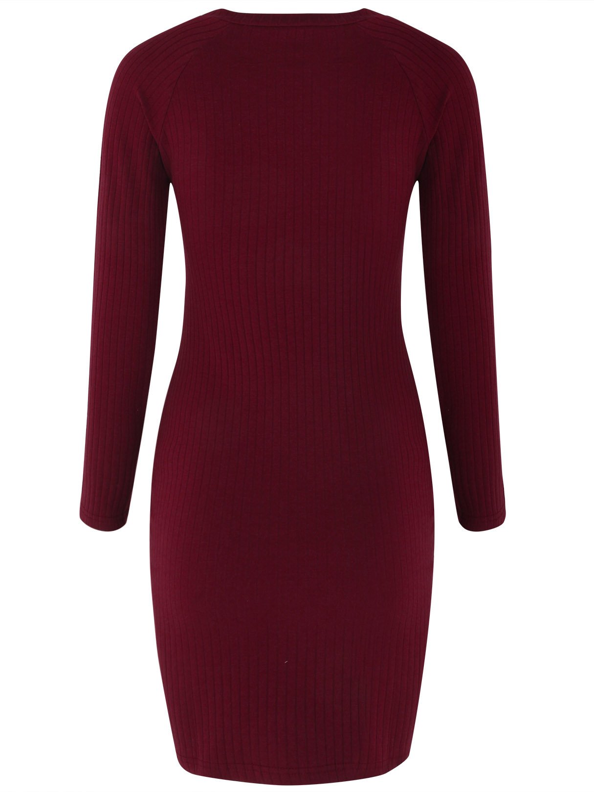 OEM Ladies Burgundy Sexy Dresses
