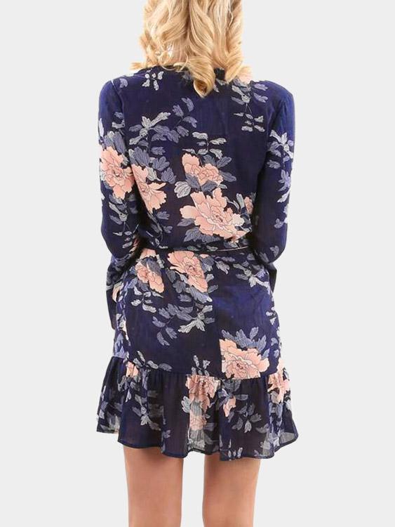 NEW FEELING Womens Navy Mini Dresses