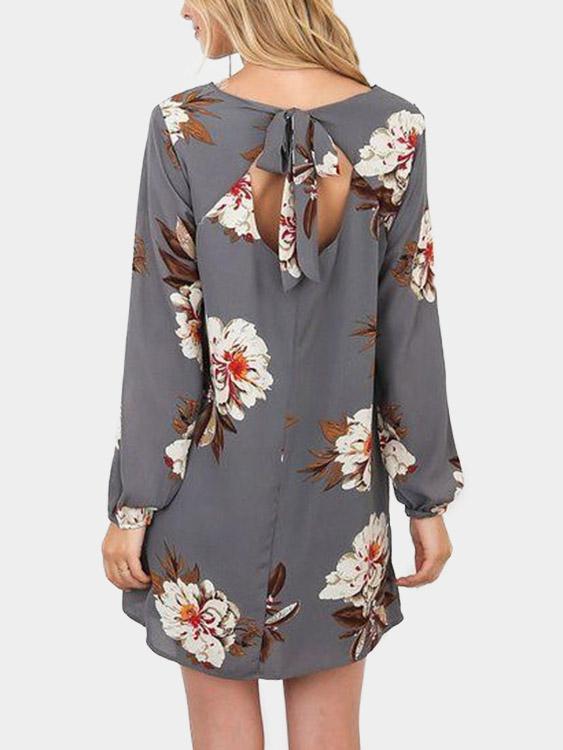 NEW FEELING Womens Grey Mini Dresses