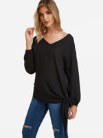 OEM Ladies Black Blouses