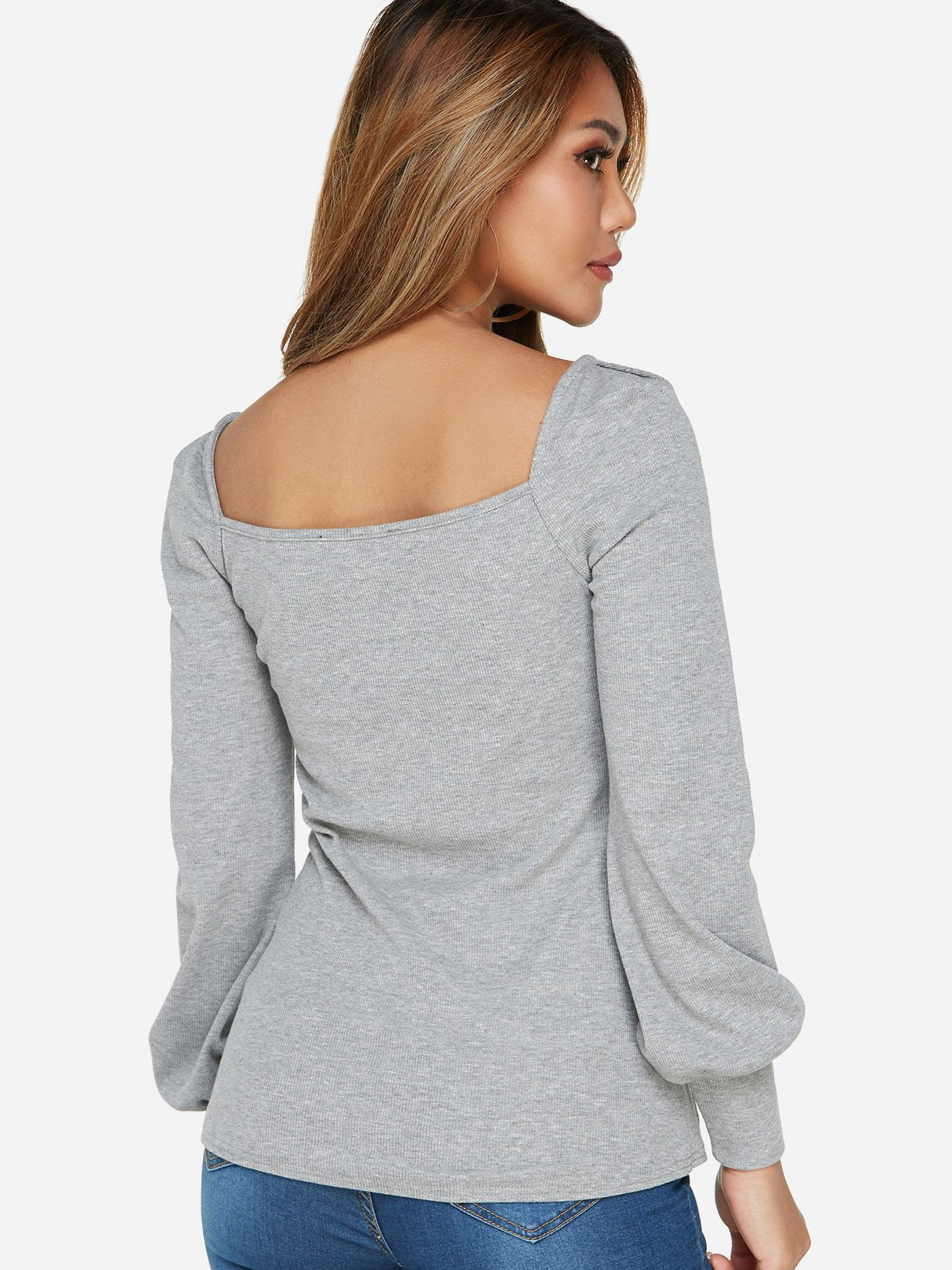 NEW FEELING Womens Grey T-Shirts