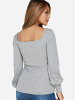 NEW FEELING Womens Grey T-Shirts