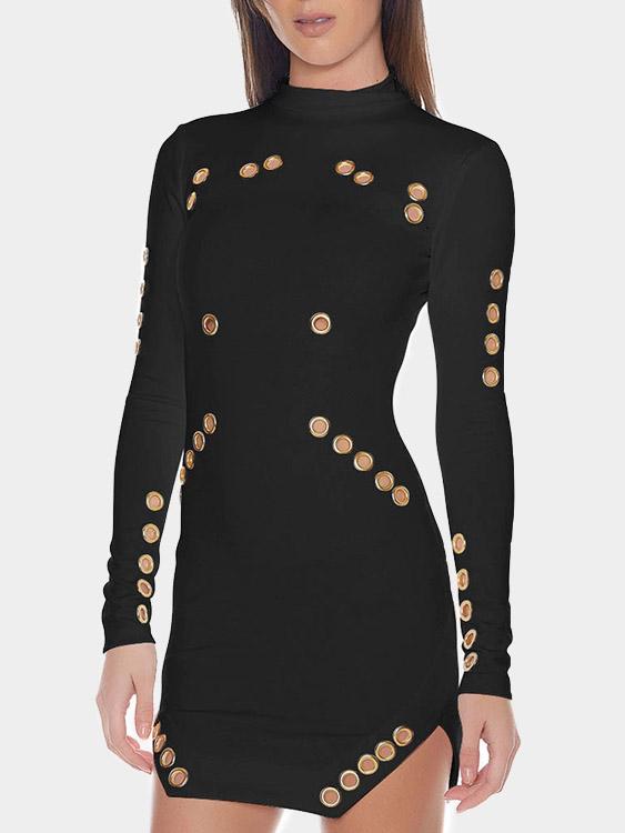 OEM Ladies Black Mini Dresses