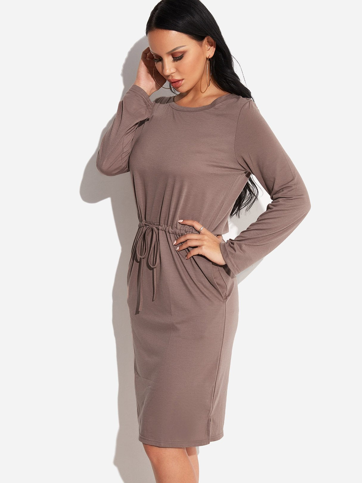 ODM Ladies Long Sleeve Sexy Dress