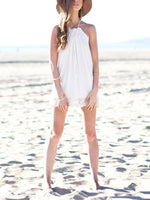 OEM Ladies White Mini Dresses