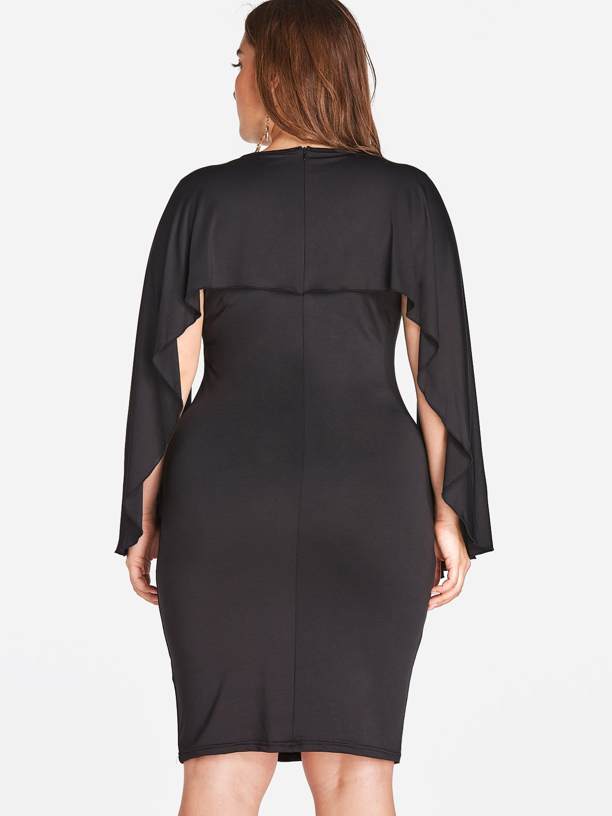 NEW FEELING Womens Black Plus Size Dresses