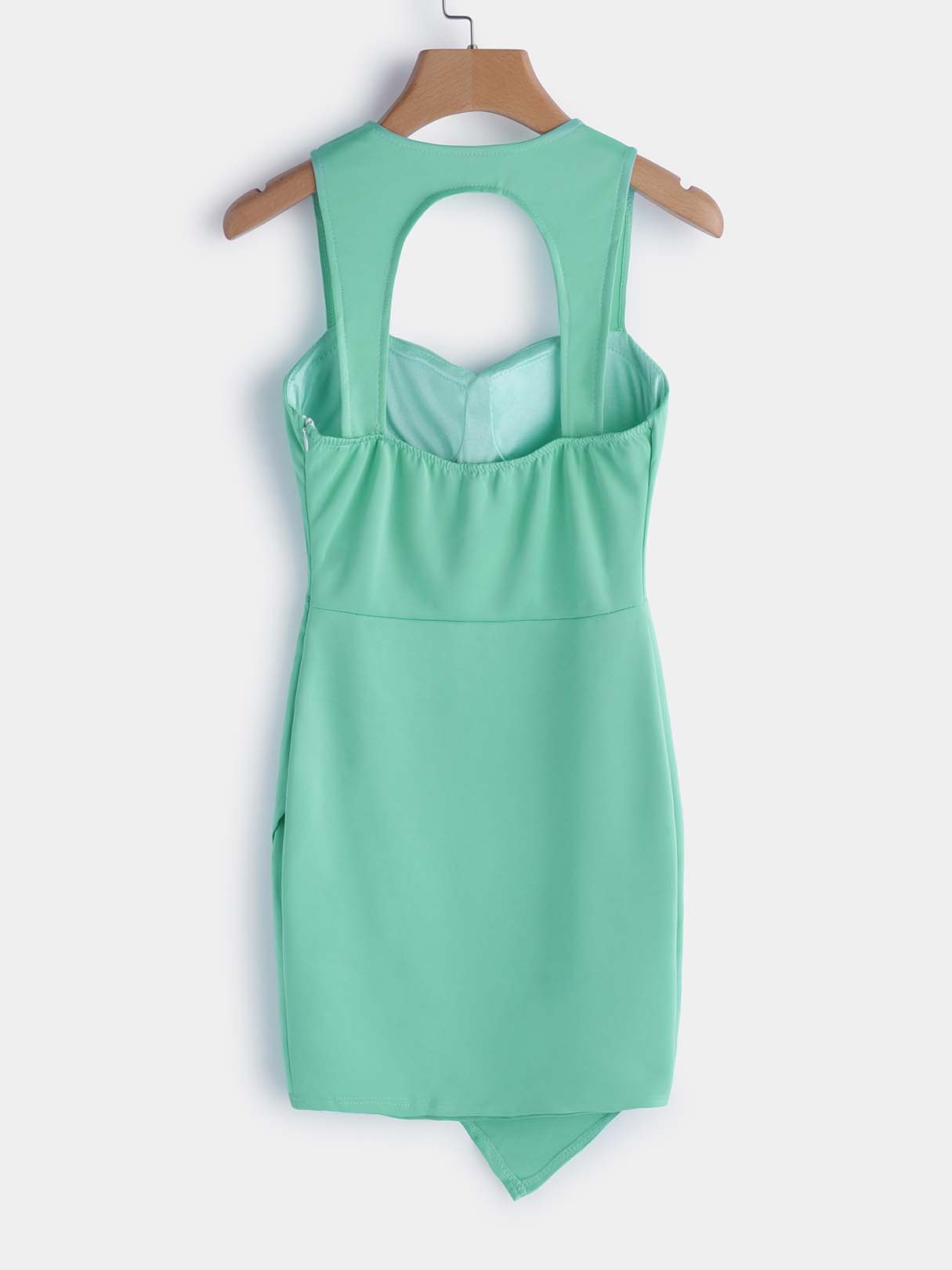 NEW FEELING Womens Green Bodycon Dresses