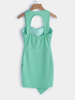 NEW FEELING Womens Green Bodycon Dresses