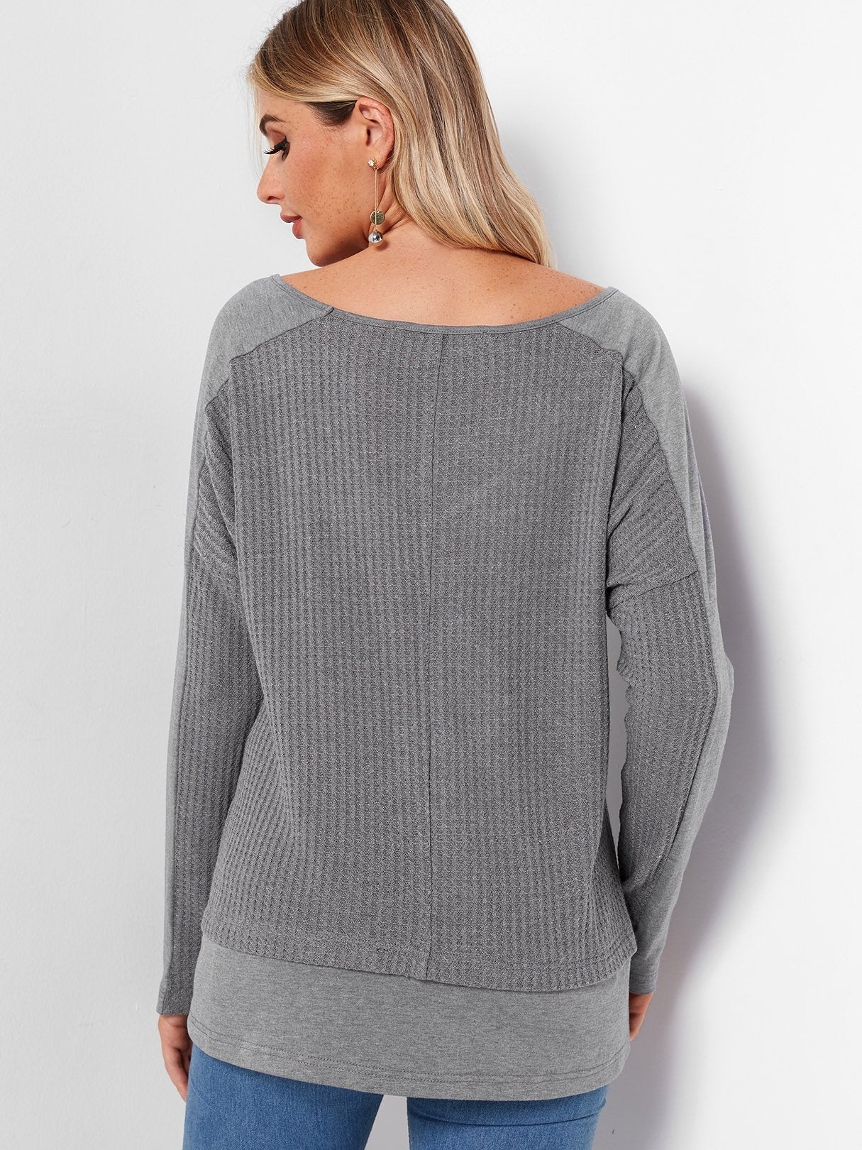 NEW FEELING Womens Grey T-Shirts