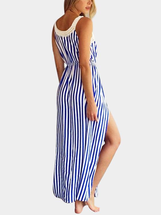 NEW FEELING Womens Blue V-Neck Dresses