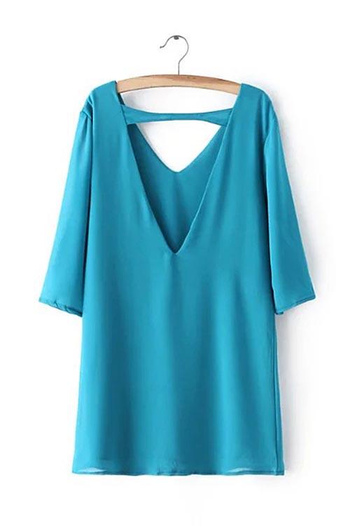 NEW FEELING Womens Blue Mini Dresses