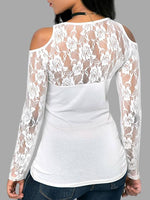 NEW FEELING Womens White T-Shirts