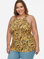 OEM Ladies Yellow Plus Size Tops