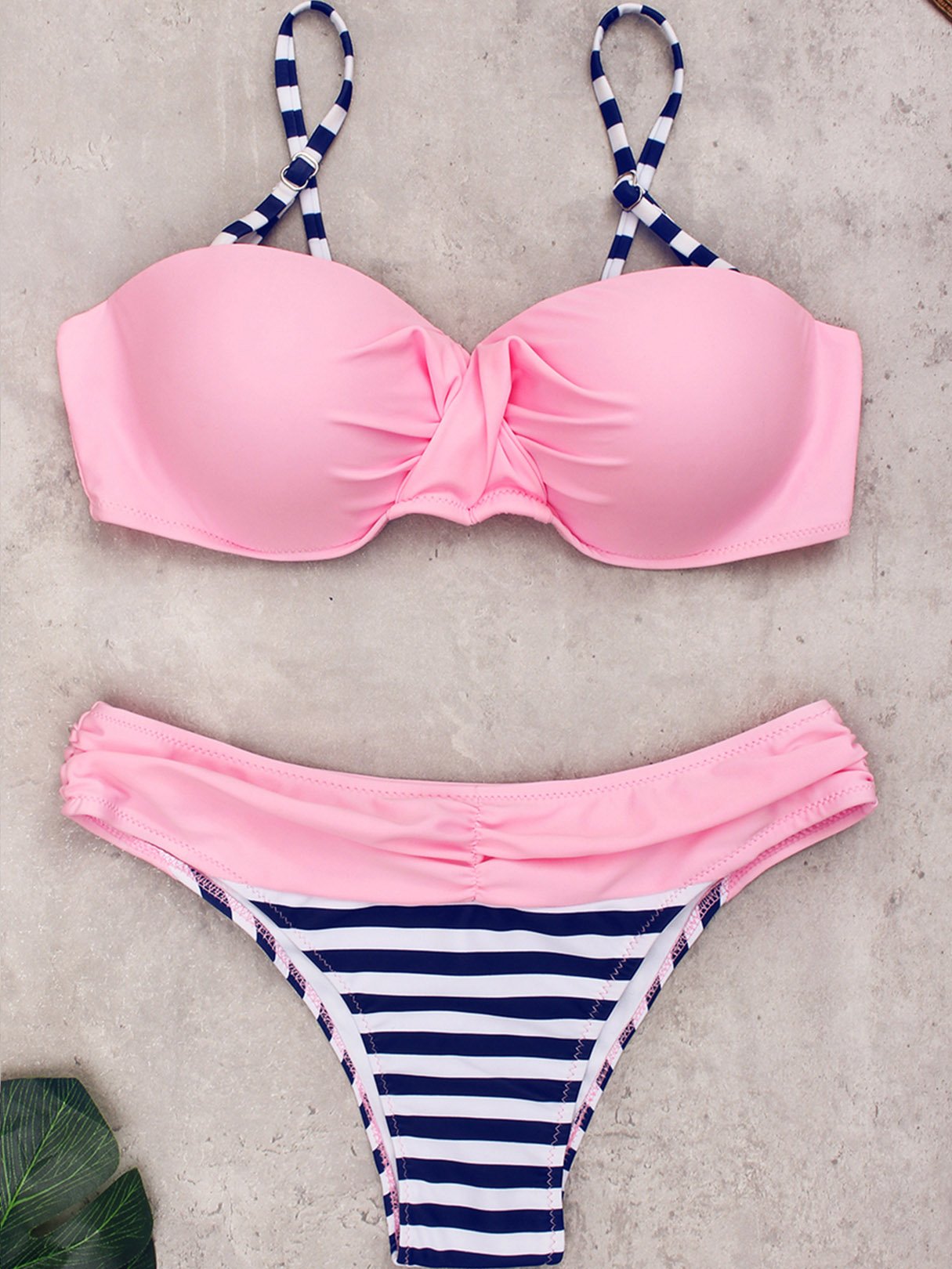 Baby Pink Triangle Bikini