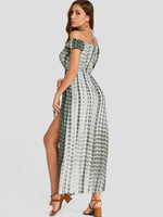ODM Ladies Short Sleeve Maxi Dresses