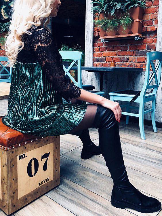 ODM Ladies 3/4 Sleeve Casual Dresses