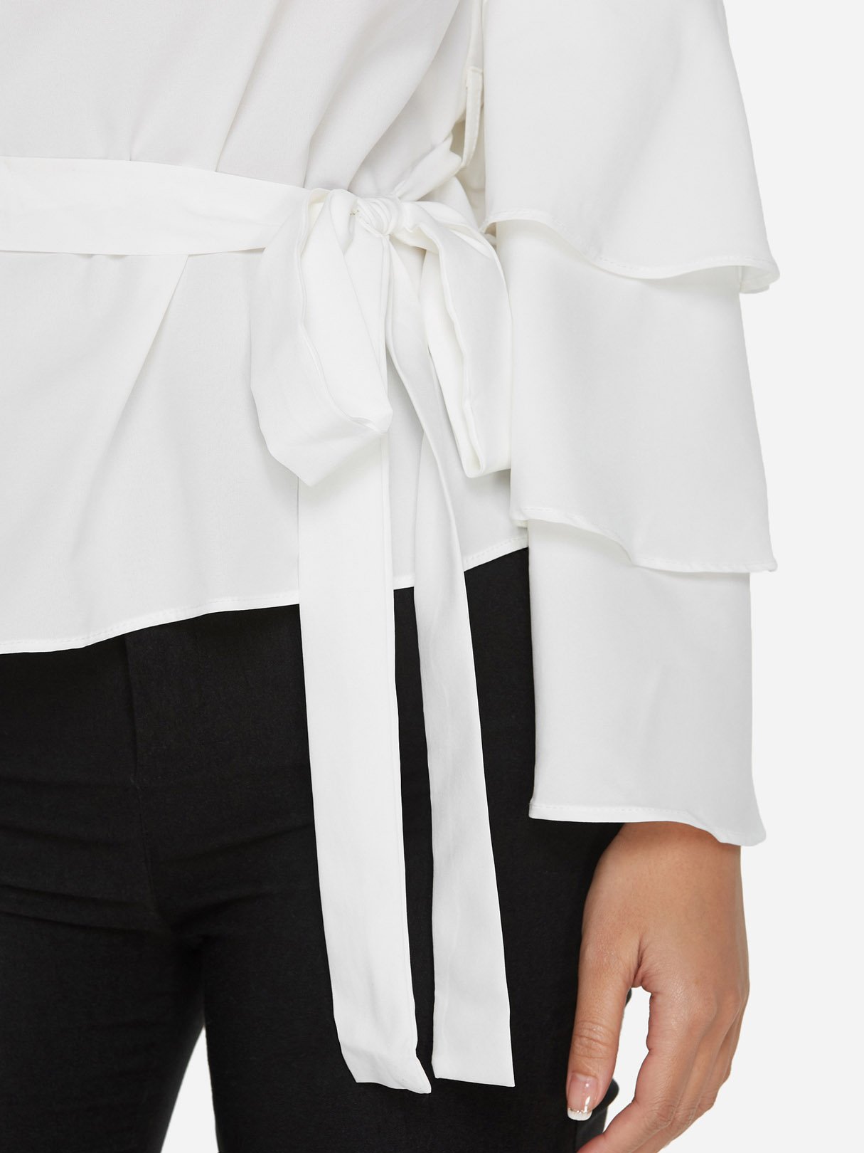 OEM ODM Ladies Apricot Blouses