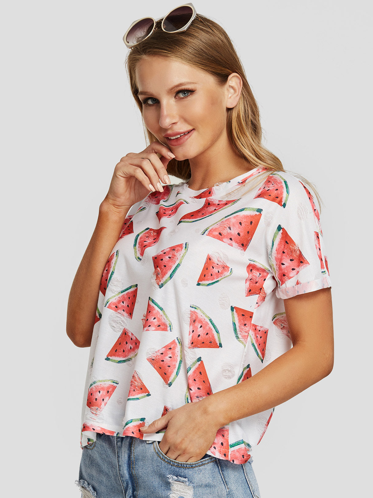 ODM Ladies Short Sleeve T-Shirts