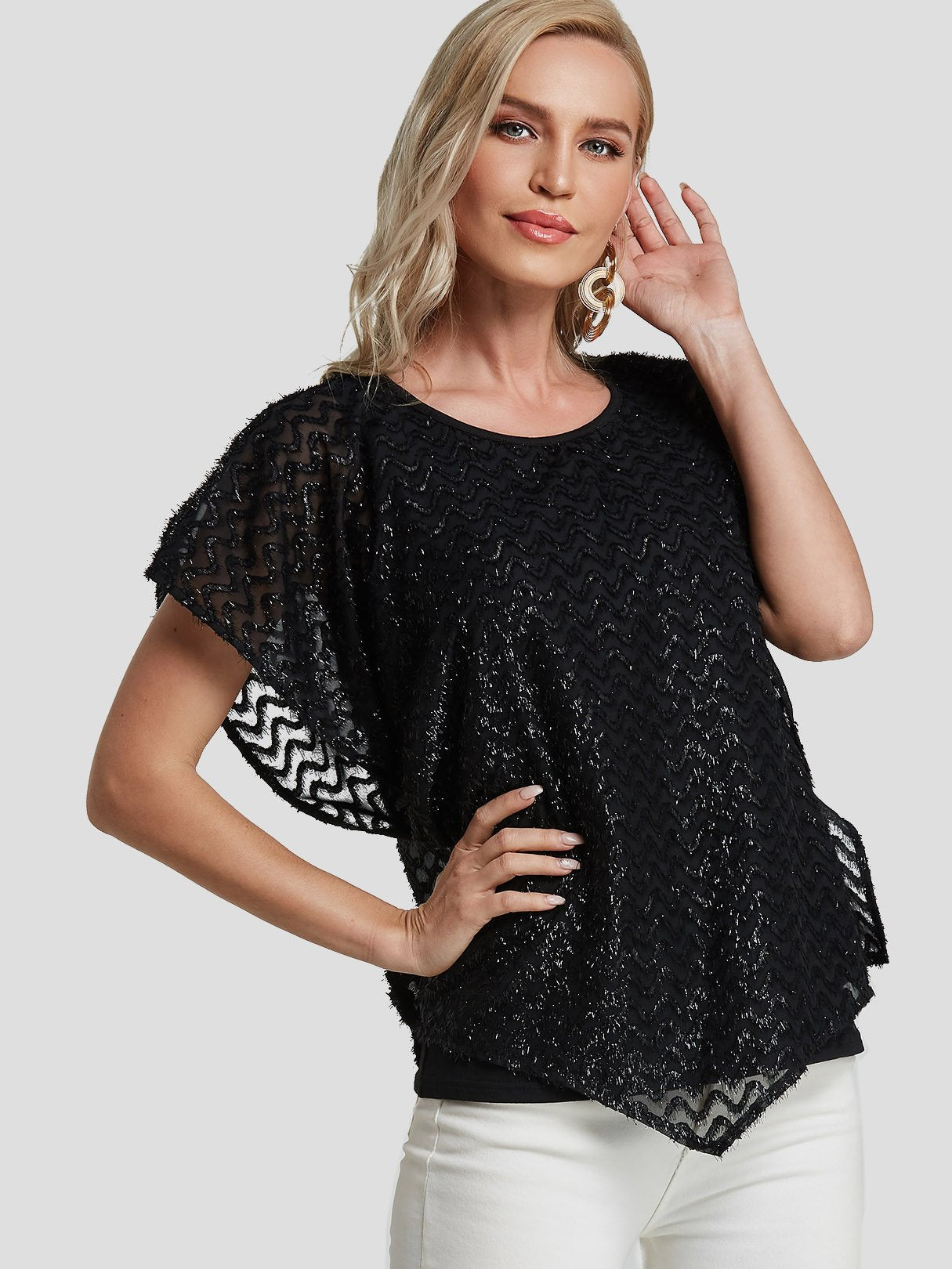 OEM Ladies Black T-Shirts