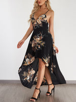 OEM ODM Womens Green Floral Dresses