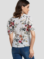 ODM Ladies Short Sleeve Blouses