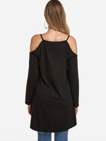 NEW FEELING Womens Black T-Shirts