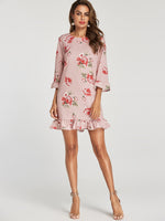 NEW FEELING Womens Pink Mini Dresses