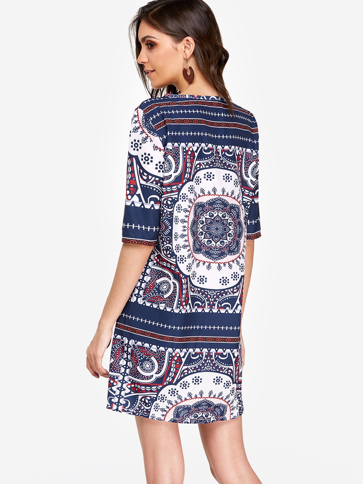 NEW FEELING Womens Navy Casual Dresses