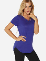 OEM Ladies Blue T-Shirts