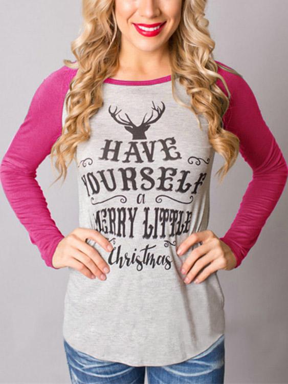 Wholesale Round Neck Long Sleeve Bodycon Hem Top
