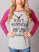 Wholesale Round Neck Long Sleeve Bodycon Hem Top